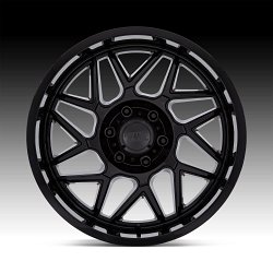 Moto Metal MO812BX Turbine Gloss Black Custom Truck Wheels 3